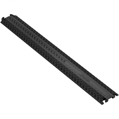 Ramp för kabelskydd 100x13x2 cm, 907,18 kg/axel lastkapacitet, kraftig kabelslangsskyddsramp, golvkabelskydd för områden med hög trafik inomhus utomhus hemmakontor lager skola