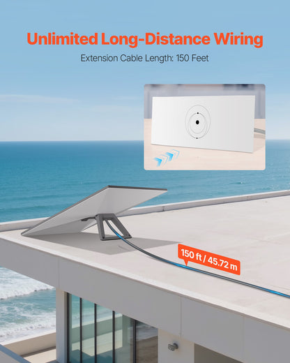 Starlink Gen 3-kabel 150 FT / 45,72 m förlängningskabel Standard generation 3 1200 Mps 24 AWG / 0,25 mm²