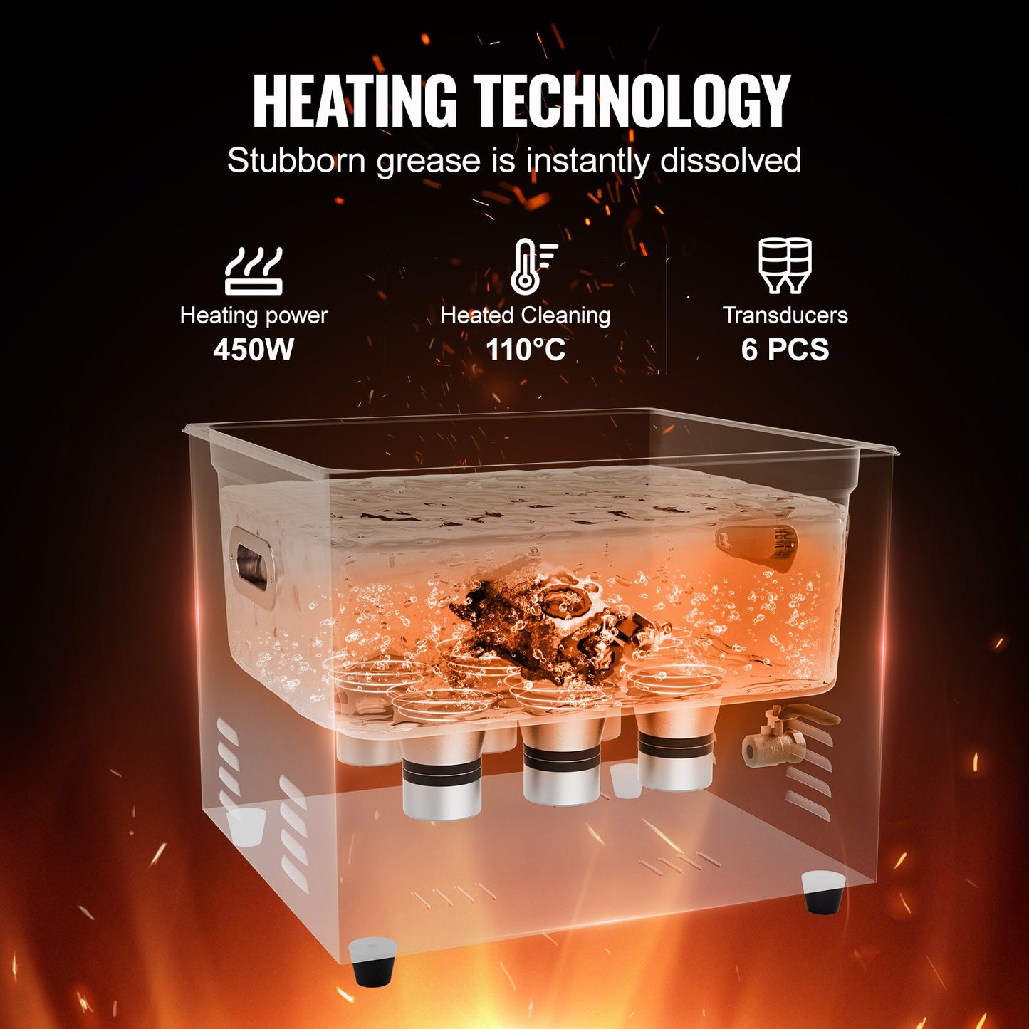 15L ultraljudsrengörare med värmetimer och korg, professionell digital sonisk kavitationsmaskin, 360W rengöringsmaskin för laboratorieverktyg, metalldelar, förgasare, mässing, bildelar, motordelar