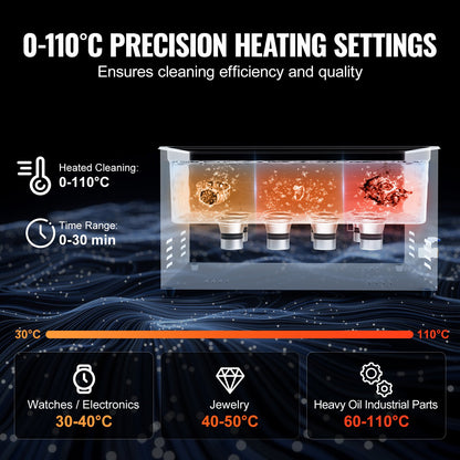 22L ultraljudsrengörare med värmetimer och korg, professionell digital sonisk kavitationsmaskin, 480W rengöringsmaskin för laboratorieverktyg, metalldelar, förgasare, mässing, bildelar, motordelar