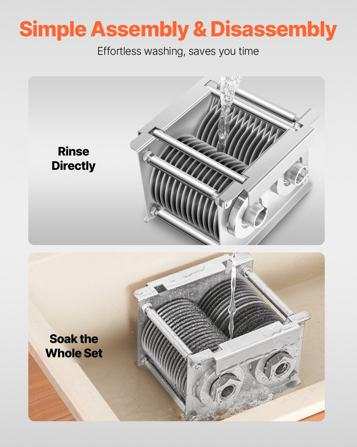 Köttskärmaskinsblad, 7 mm blad för kommersiell köttskärare, ett set blad för SJY-DQ90 köttskärmaskin, rostfritt stål, skärbladssats för benfritt kött, mjuka grönsaker