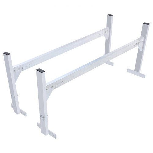 Takräcke för skåpbil, 2 takräcken i aluminiumlegering, 181 kg kapacitet för takrännor, justerbar längd 1300-2060 mm, stegräcke för skåpbil, last, släpvagn