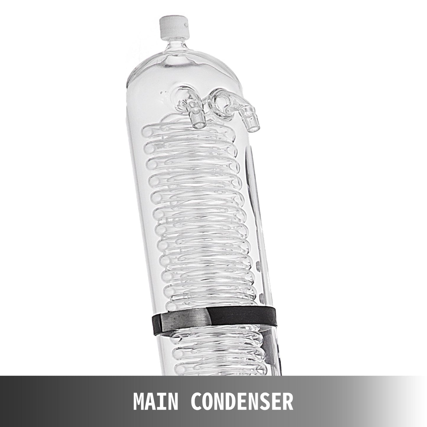 BuoQua RE-501 5L rotationsindunstare RotoVap Lab vakuumindunstningsapparat värmevattenbad för effektiv borttagning av lösningsmedel