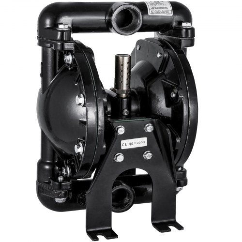 Luftdriven dubbelmembranpump 25,4 mm (1 tum) Inlopp Utlopp Aluminium 91 L/min (24 GPM) Max 8 bar (120 PSI) för industriellt bruk