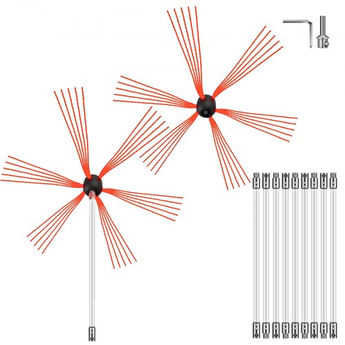 Chimney Sweep Kit Chimney Cleaning Kit 1005.8 cm Sooteater Chimney Cleaning Kit