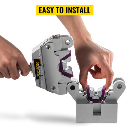 71550 Bärbar manuell hydraulisk rörpress slangkrympverktyg och reparationsverktyg Manuellt manövrerad AC-slangkrympverktygssats Hållbar med 4 backar för bilens luftkonditionering