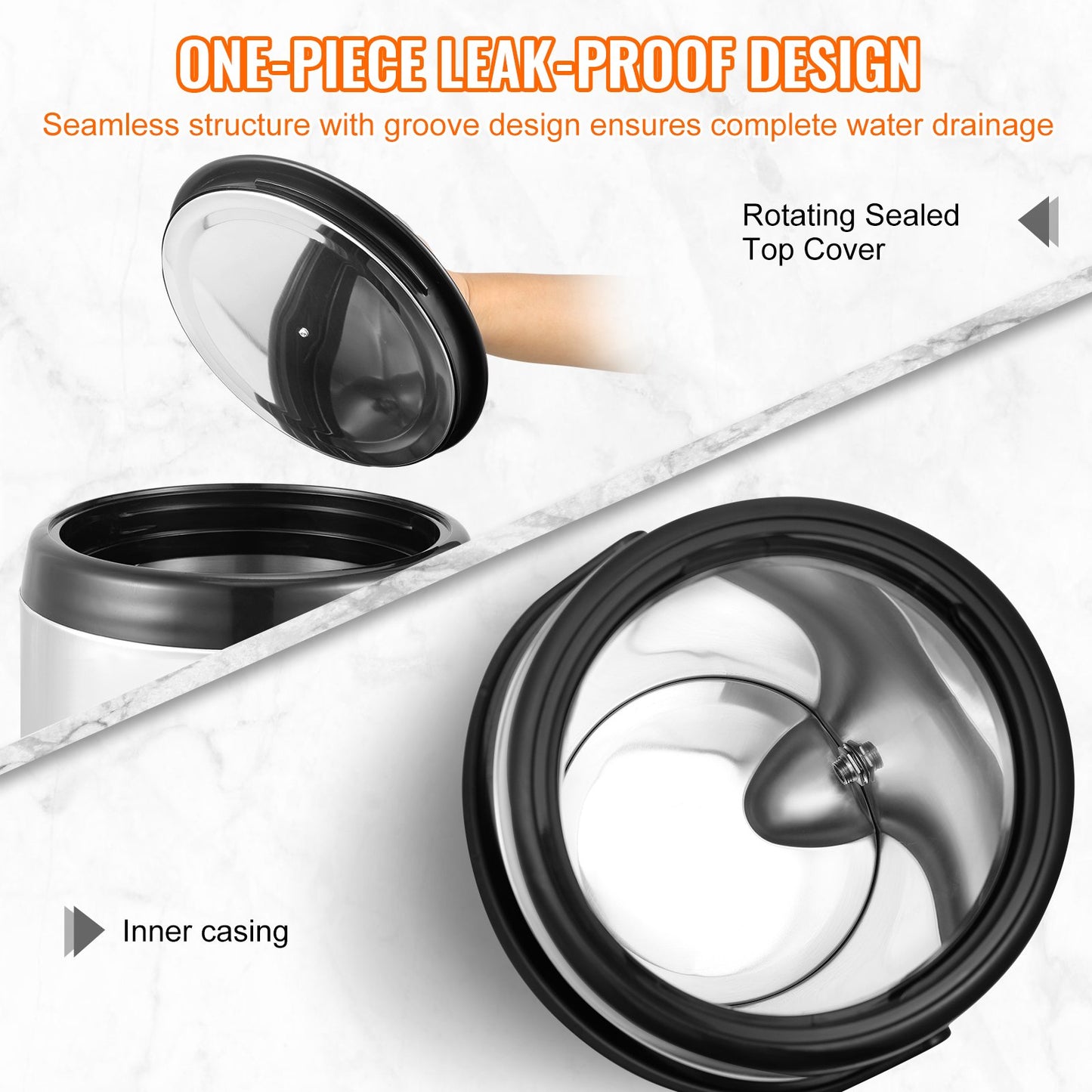 Isolerad dryckesdispenser i rostfritt stål, 7,6 liter, termisk dispenser för varma och kalla drycker med tapphandtag, livsmedelsklassad för varmt te, kaffe, vatten, restaurang, dryckesbutik