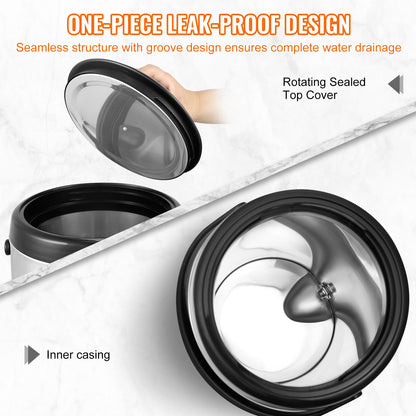 Isolerad dryckesdispenser i rostfritt stål, 1,5 gallon 6 liter, termisk dispenser för varma och kalla drycker med tapphandtag, livsmedelsklassad för varmt te, kaffe, vatten, restaurang, dryckesbutik