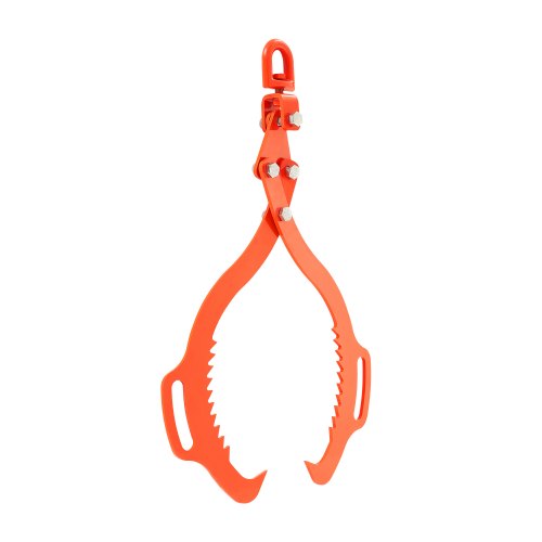 28-tums timmerlyfttång, timmertång med 2 klor, kraftig stålgrip, lyftkapacitet 1100 kg, svängbar timmergripare, Eagle Claw-design, timmersläptång för lastbilar, traktorer, gaffeltruckar