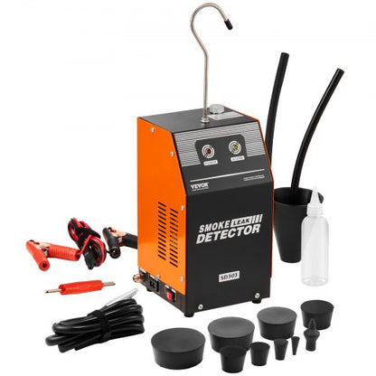 Läckagedetektor för bilrökmaskin, läckagetestare för avdunstning av rökmaskin med inbyggd luftpump, dubbelläges vakuumledningsbränslediagnostisk detektor för DC12V-bilar, motorcyklar, lastbilar, båtar, fyrhjulingar