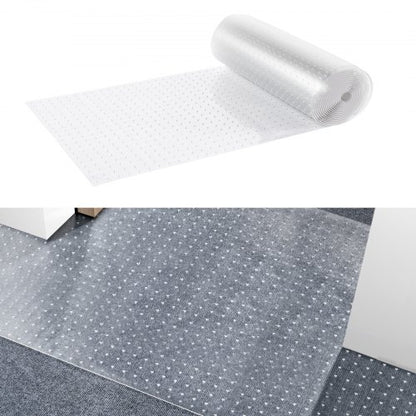 Mattskydd för husdjur, 24" x 25' PVC reptåligt mattskydd för dörröppning, halkfri klösskyddsmatta för katt, lättskärbar plastmatta mot klös, klösskydd för kattmatta