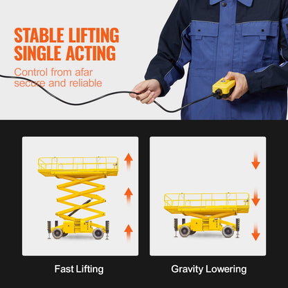 Hydraulpump, 20 liters hydraulaggregat, enkelverkande tippvagnspump, flödeshastighet 0,91 GPM, maxavlastningstryck 3200 PSI, DC 12V hydraulpump för tippvagnslyft