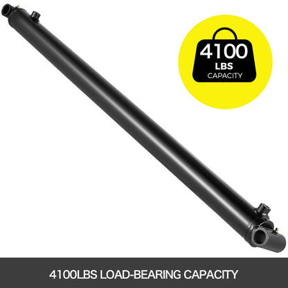 Hydraulic Cylinder 2\" Bore 36\" Stroke Hydraulic Ram Cylinder 3000psi Hydraulic Cylinders Welded Double Acting Cross Tube SAE6 Port Hydraulic Lifting Cylinder (2 X 36)