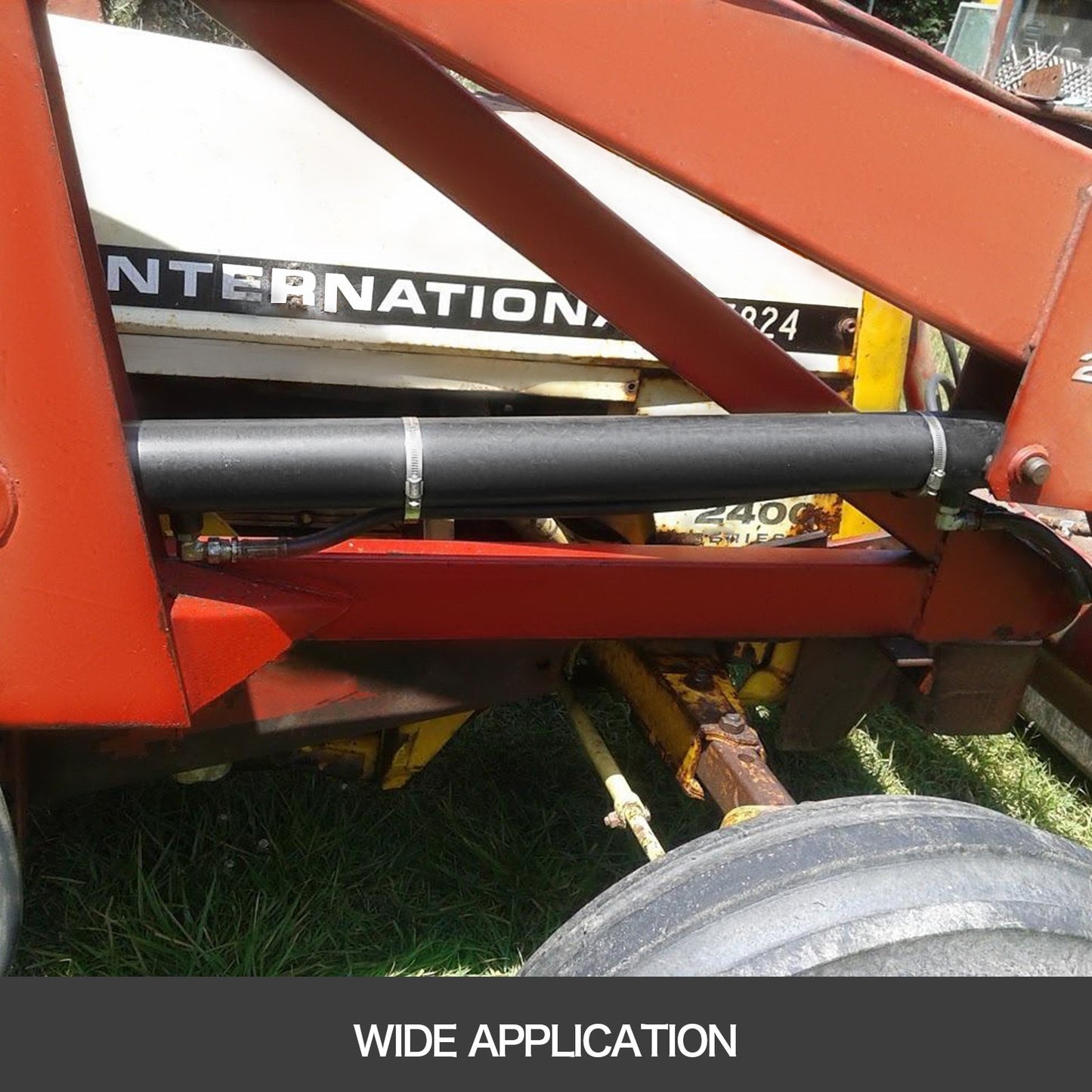 Hydraulic Cylinder 2\" Bore 36\" Stroke Hydraulic Ram Cylinder 3000psi Hydraulic Cylinders Welded Double Acting Cross Tube SAE6 Port Hydraulic Lifting Cylinder (2 X 36)