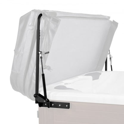 Lyft för spa-överdrag, hydraulisk, bredd 175,3 cm - 245 cm justerbar, installerad på båda sidor upptill, lämplig för olika storlekar av rektangulära badkar, bubbelpooler, spa