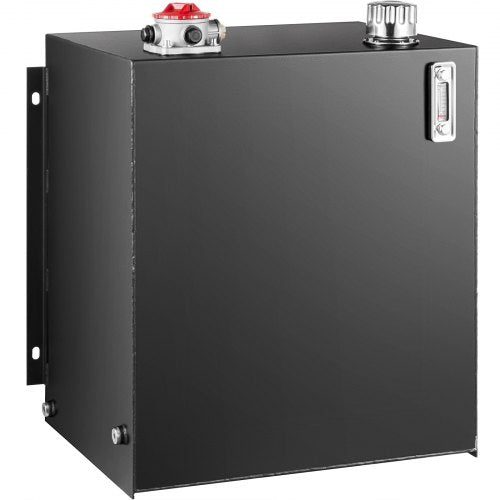 Hydraulic Oil Tanks 25Gal Fuel Tank Heavy Duty Hydraulic Steel Tank Reservoir, Gasoline Transfer Tanks, Hydraulic Reservoir with Strainer Temp Gauge Filter Breather Cap hydraulic tank