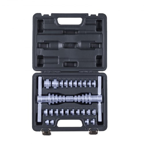 Bearing Press Kit, 25 Pcs, Bearing Race and Seal Driver Set with Bushings & Wrenches, Bushing Driver Tool Set, Heavy Duty Aluminum Alloy Seal Removal Installation Tool Kit with Storage Case