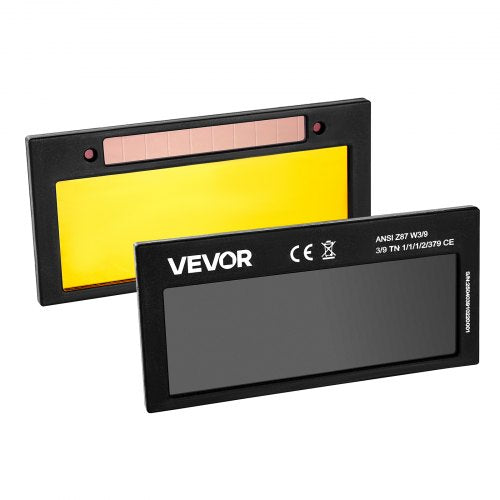 Auto Darkening Welding Lens 108 x 51 mm, Shade 10 True Color Welding Lens with Dual Arc Sensors, Compatible with Most Welding Helmets for TIG, MIG, MMA, ARC Applications