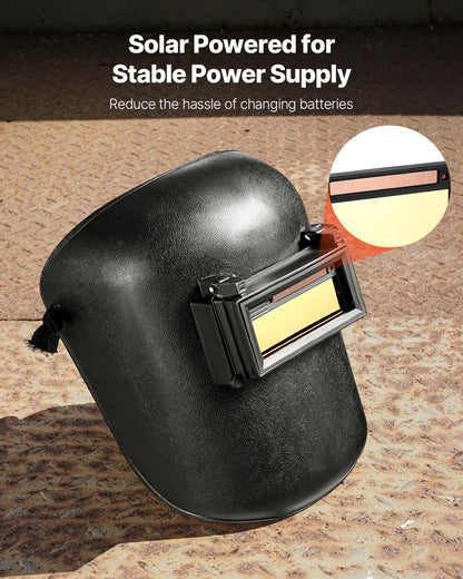 Auto Darkening Welding Lens 108 x 51 mm, Shade 5-13 Adjustable True Color Welding Lens with Dual Arc Sensors, Compatible with Most Welding Helmets for TIG, MIG, MMA Applications