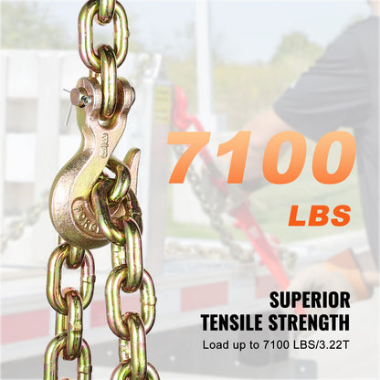 Binder Chain G80 Surrkedja med krokar 9,5 mm x 313,9 cm 2-pack 3220,5 kg