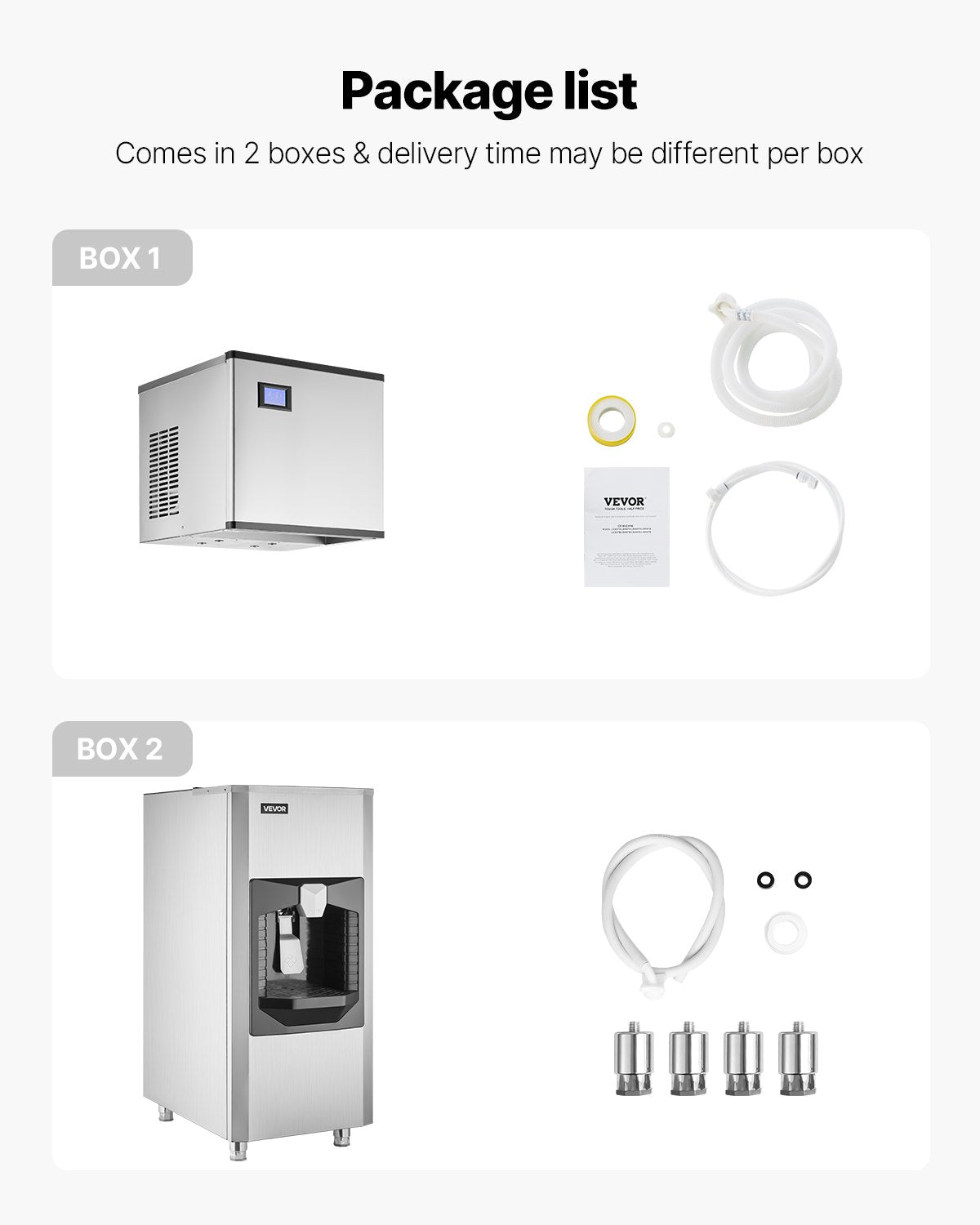 Kommersiell ismaskin, 145 kg/dag ismaskin, stor isbehållare för 75 kg med automatisk isdispensering på 10 kg/min, självrengörande ismaskin med pekskärm för bar, café, restaurang