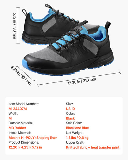 Crosstrainingskor, M-breda sneakers UK storlek 9, skor med bred tåbox, stöd för hålfoten och justerbar snörning, träningsskor för löpning, gymnastik, hundpromenader och tyngdlyftning (svart)