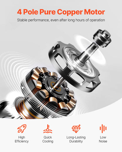 5,7 l (1,5 gallon) vakuumkammare och 100 l/min (3,5 CFM) pumpsats, kammare i rostfritt stål, enstegs vakuumpump avgasningskammarsats, med akryllock, olja, 1,5 m (4,92 fot) slang, för avgasning av silikonepoxiharts