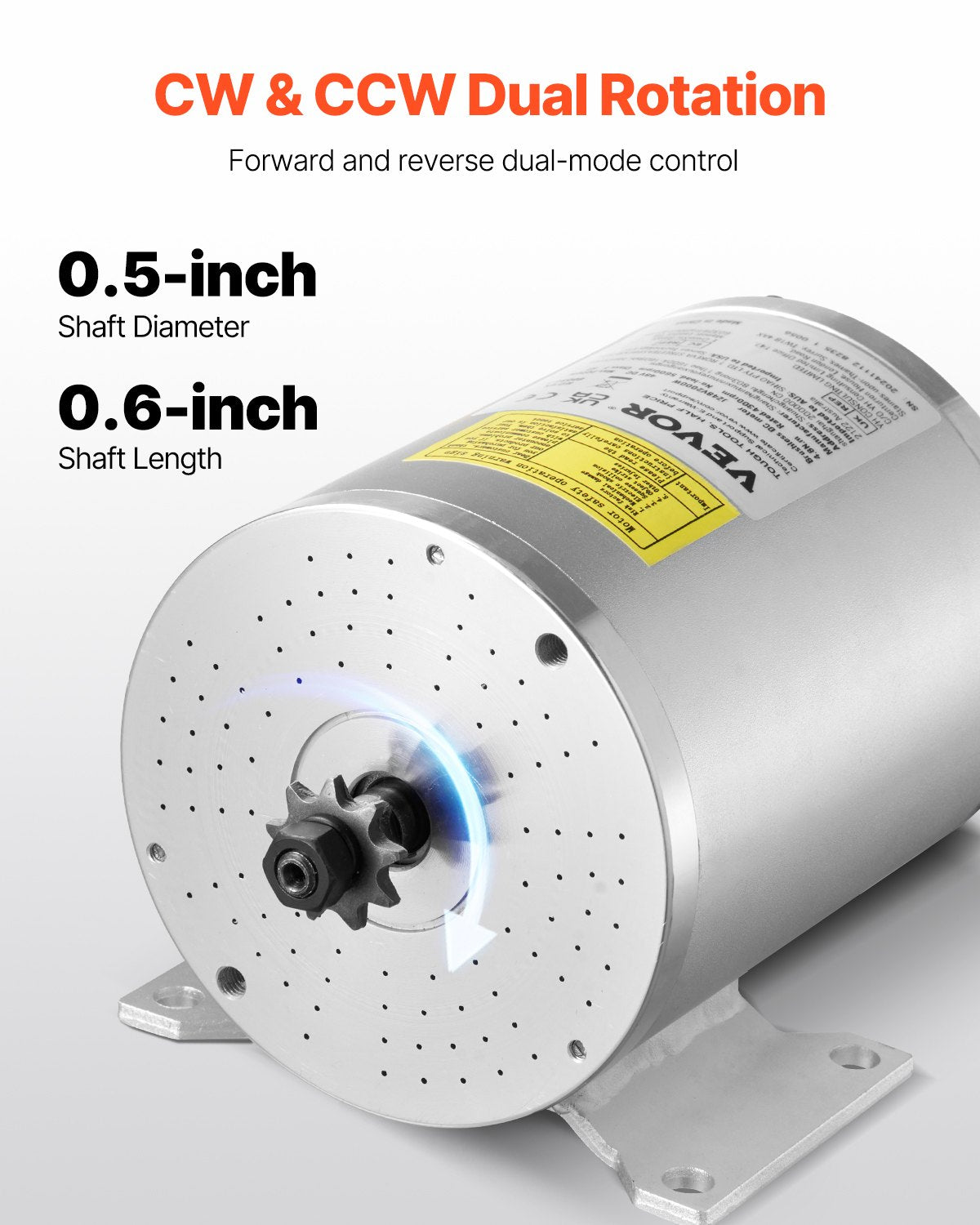 2000W elektrisk borstlös likströmsmotorsats - 48V 4300rpm motor med uppgraderad hastighetsregulator och gasreglagesats för gokart, elcykel, motorcykel, skoter, gör-det-själv