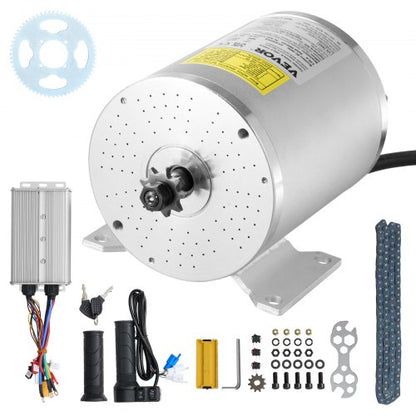 3000W elektrisk borstlös likströmsmotorsats - 72V 4900rpm motor med uppgraderad hastighetsregulator och gasreglagesats för gokart, elcykel, motorcykel, skoter, gör-det-själv