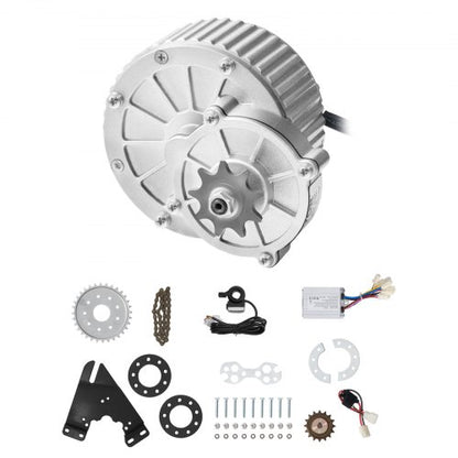 450W elektrisk borstad likströmsmotorsats - 36V 3000rpm motor med uppgraderad hastighetsregulator och tumgasreglage för gokart, elcykel, motorcykel, skoter