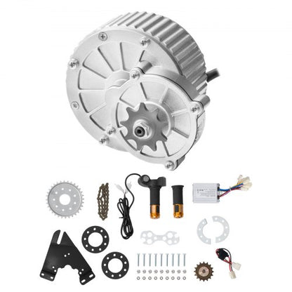 450W elektrisk borstad likströmsmotorsats - 36V 3000rpm motor med uppgraderad hastighetsregulator och vridgreppsgasreglage för gokart, elcykel, motorcykel, skoter