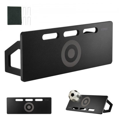 Fotbollsrebounderbräda, 80 cm x 30 cm bärbar fotbollsvägg med 2 vinklar för rebound, hopfällbar HDPE kickback-reboundbräda, fotbollsträningsutrustning för barn och vuxna, passnings- och skottträning