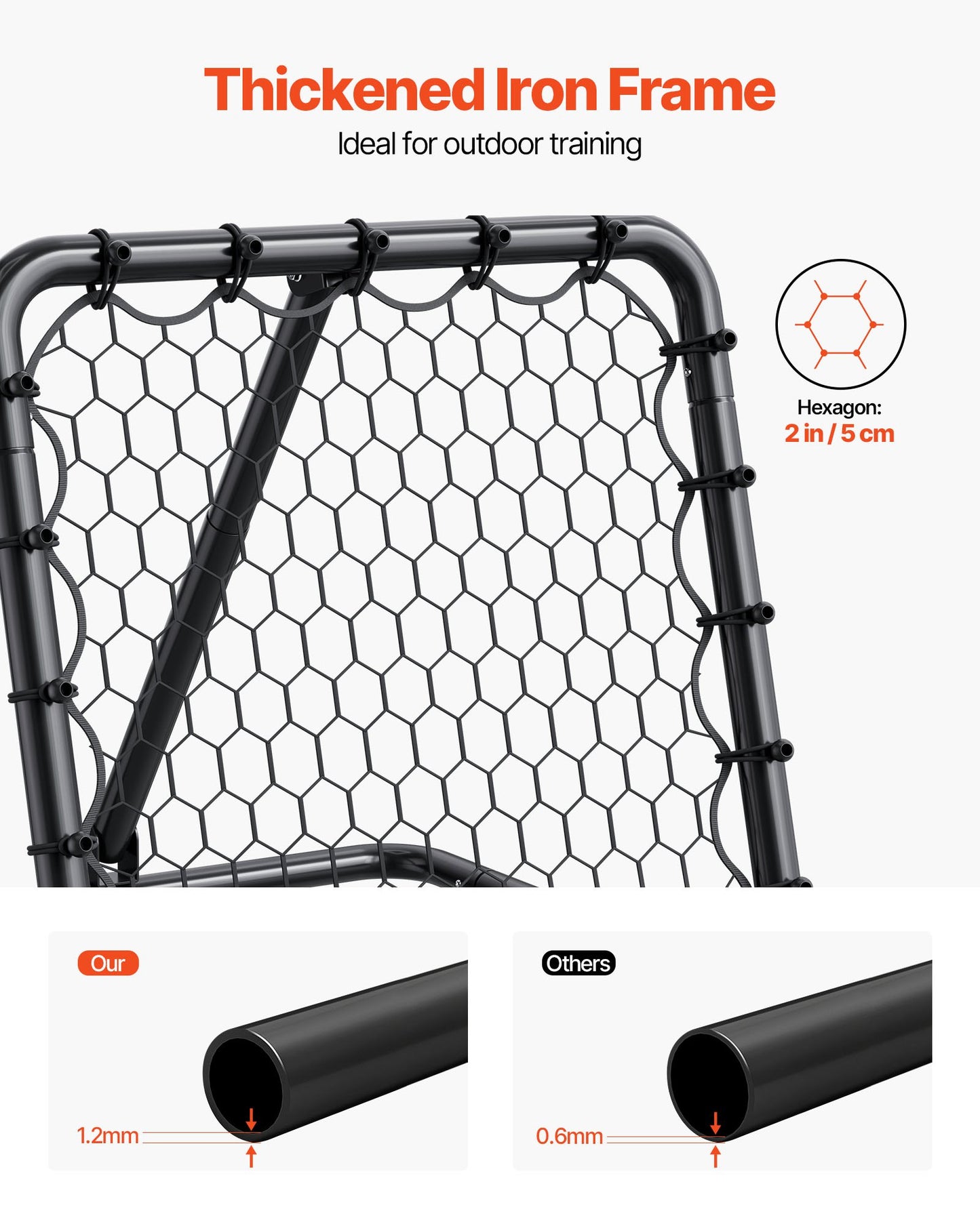 Fotbollsnät med rebounder, kickback 34"x34", bärbara fotbollsträningsgåvor, fullt justerbara vinklar, målnät, hjälpmedel och utrustning för barn, tonåringar och alla åldrar, enkel uppsättning och perfekt förvaring