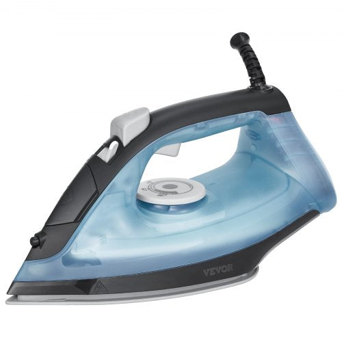 Ångstrykjärn, 1600W klädstrykjärn, aluminiumlegering + PTFE-stryksula, automatisk avstängning, självrengörande, fyra temperaturinställningar, snabb uppvärmning, droppfri, klädstrykjärn för hemmastrykning