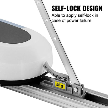 Rullportsöppnare 1000N Garageportsöppnare Komplett kit 120W fjärrkontroll Elektrisk 800N Automatiska grindöppnare Skjutgrindskit