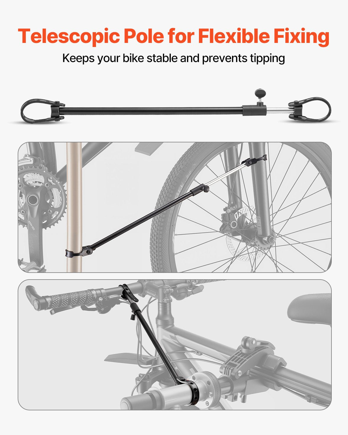 Cykelreparationsställ, 36 kg kraftigt cykelarbetsställ med 114-143 cm justerbar höjd och magnetisk verktygsbricka, hopfällbart cykelunderhållsställ, Shop Home Mechanics för mountainbike och racercyklar