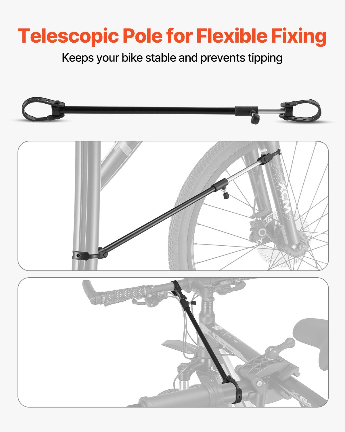 Cykelreparationsställ, 36 kg kraftigt cykelarbetsställ med 102-162 cm justerbar höjd och magnetisk verktygsbricka, hopfällbart cykelunderhållsställ, Shop Home Mechanics för mountainbike och racercyklar