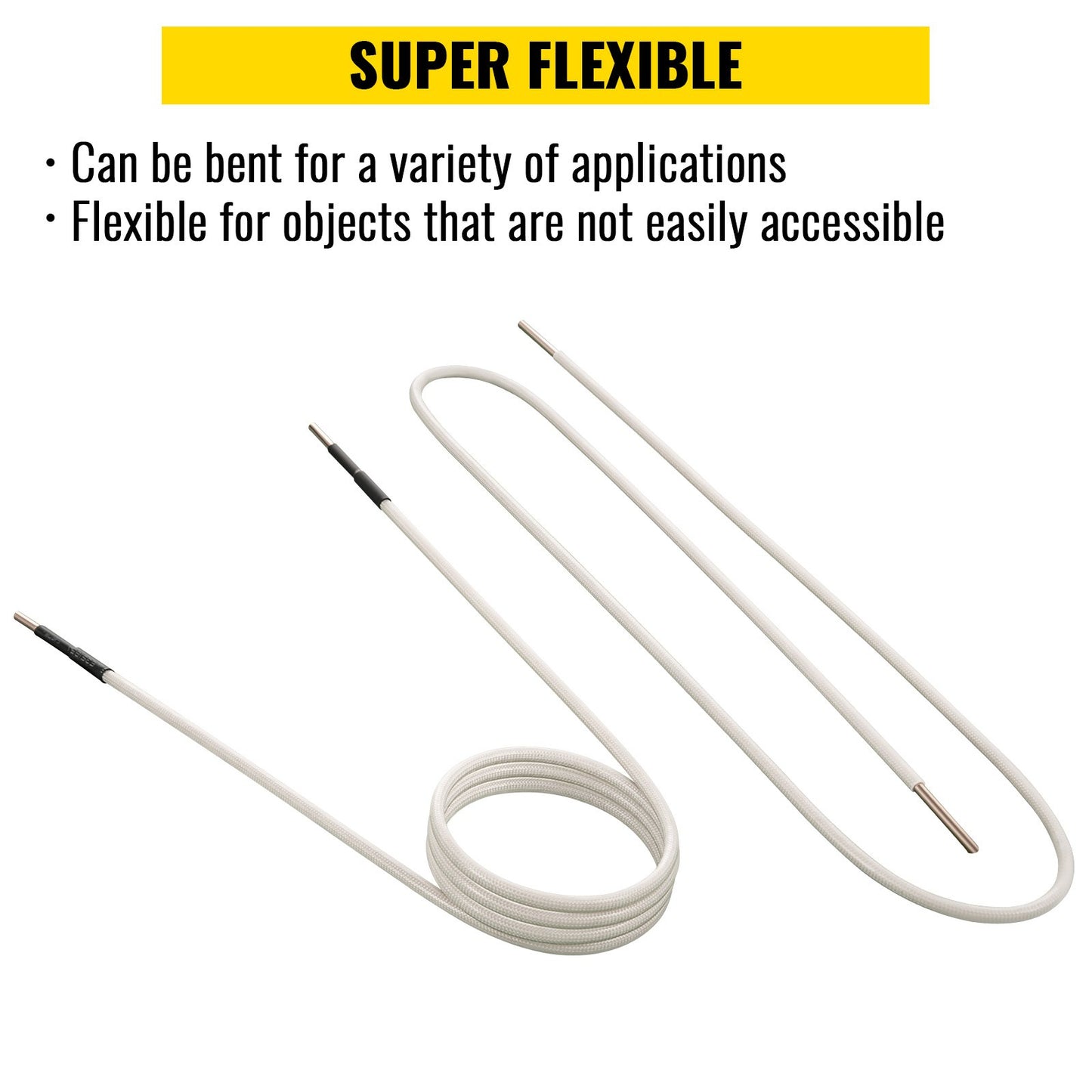 Induktionsvärmare induktorspolsatser, magnetisk miniinduktionsvärmarsats, flamlösa värmetillbehör 8 st, värmebeständigt induktionsvärmarverktyg med flexibilitet för att ta bort rostiga bultar och muttrar