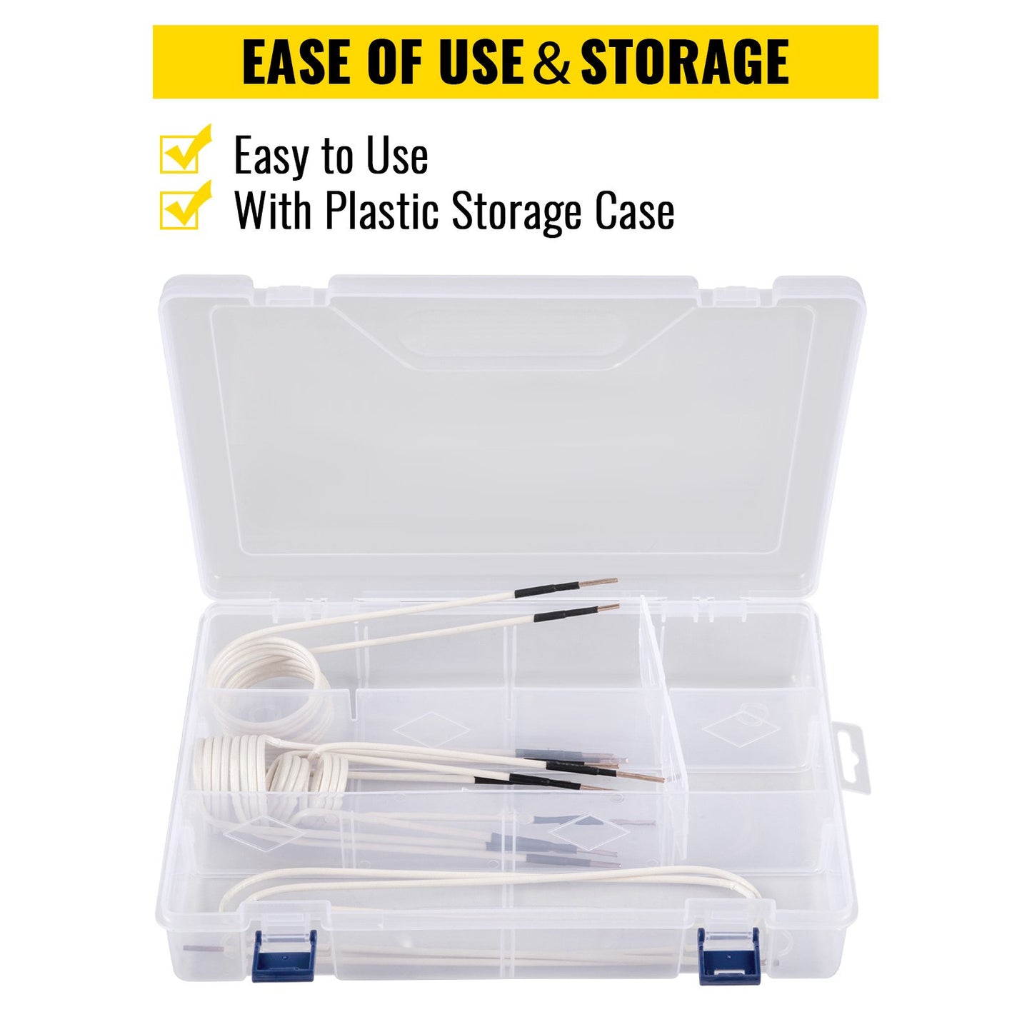 Induktionsvärmare induktorspolsatser, magnetisk miniinduktionsvärmarsats, flamlösa värmetillbehör 8 st, värmebeständigt induktionsvärmarverktyg med flexibilitet för att ta bort rostiga bultar och muttrar