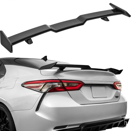 GT Wing bilspoiler, 57,9 tums spoiler, kompatibel med Camry 2018-2023, höghållfast ABS-material, bakfärg, bakspoilervinge för bilar, racingspoilers för bilar, glansig svart