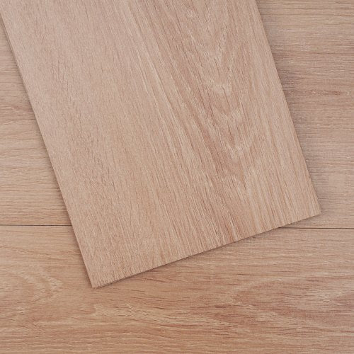 Självhäftande vinylgolvplattor 36 x 6 tum, 36 plattor 2,5 mm tjocka, självhäftande, naturlig träådring, gör-det-själv-golv för kök, matsal, sovrum och badrum, enkel för heminredning