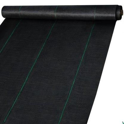 182.9 x 9144 cm Heavy Duty PP Woven Weed Barrier Landscape Ground Cover 68 g
